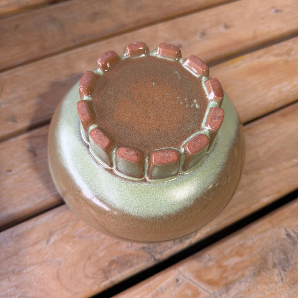 Vintage Green Frankoma 435 Planter