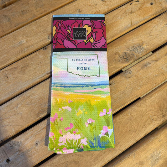 Urban Smirk Double Sided Dish Towel - Oklahoma