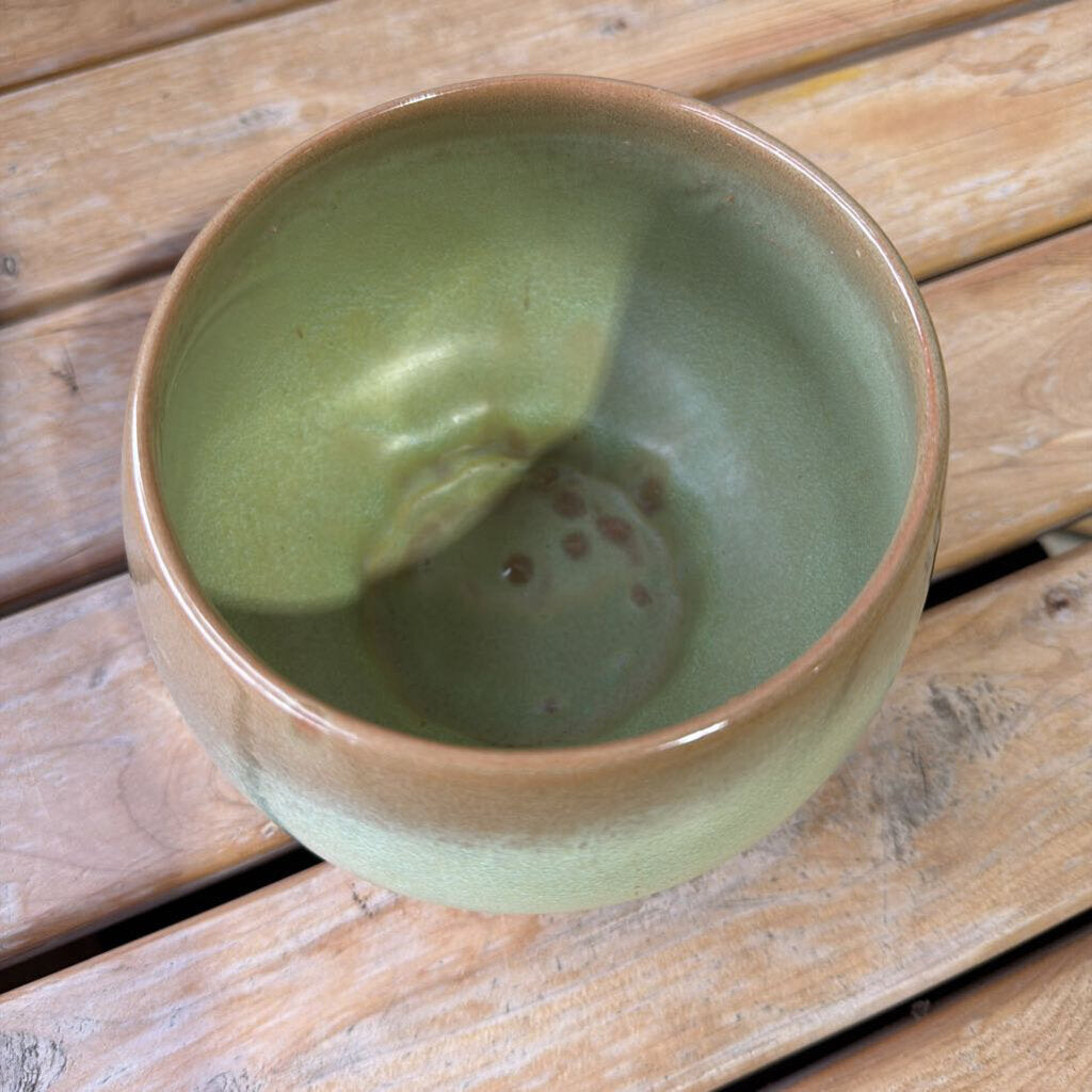 Vintage Green Frankoma 435 Planter