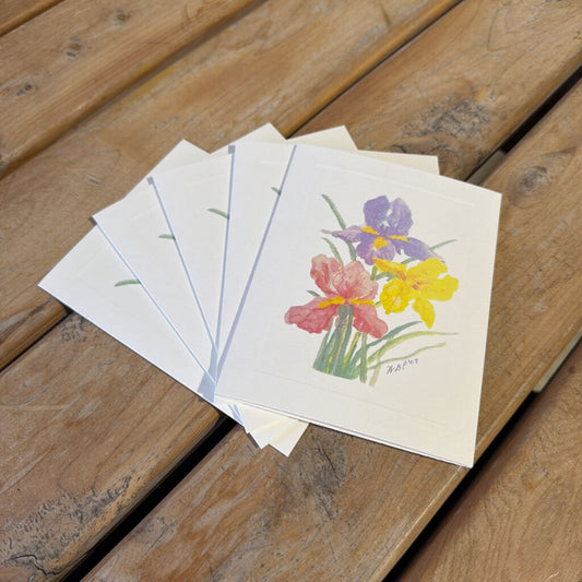 Aunt Wilma's Iris Notecards