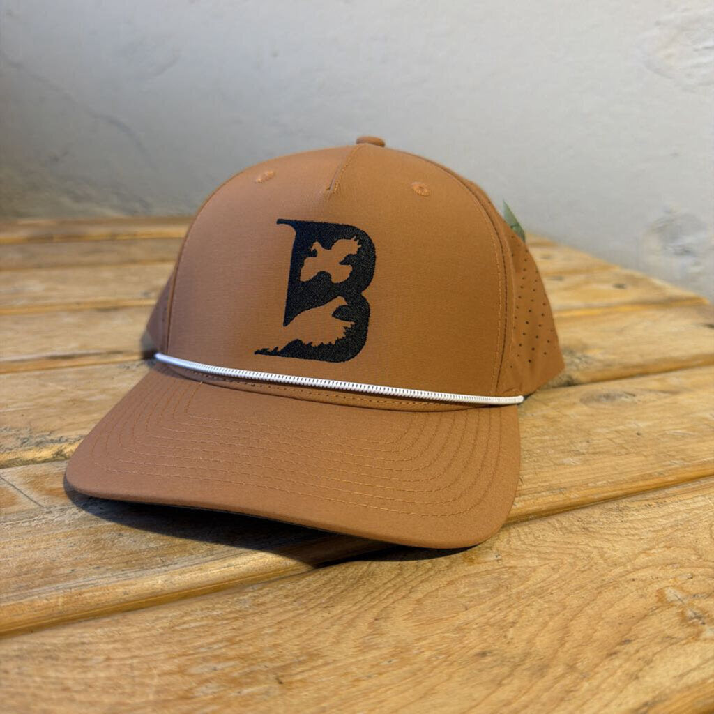 Bluestem Hunting Lodge Cap - Camel Vented