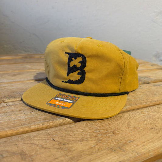 Bluestem Hunting Lodge Cap - Mustard Trucker