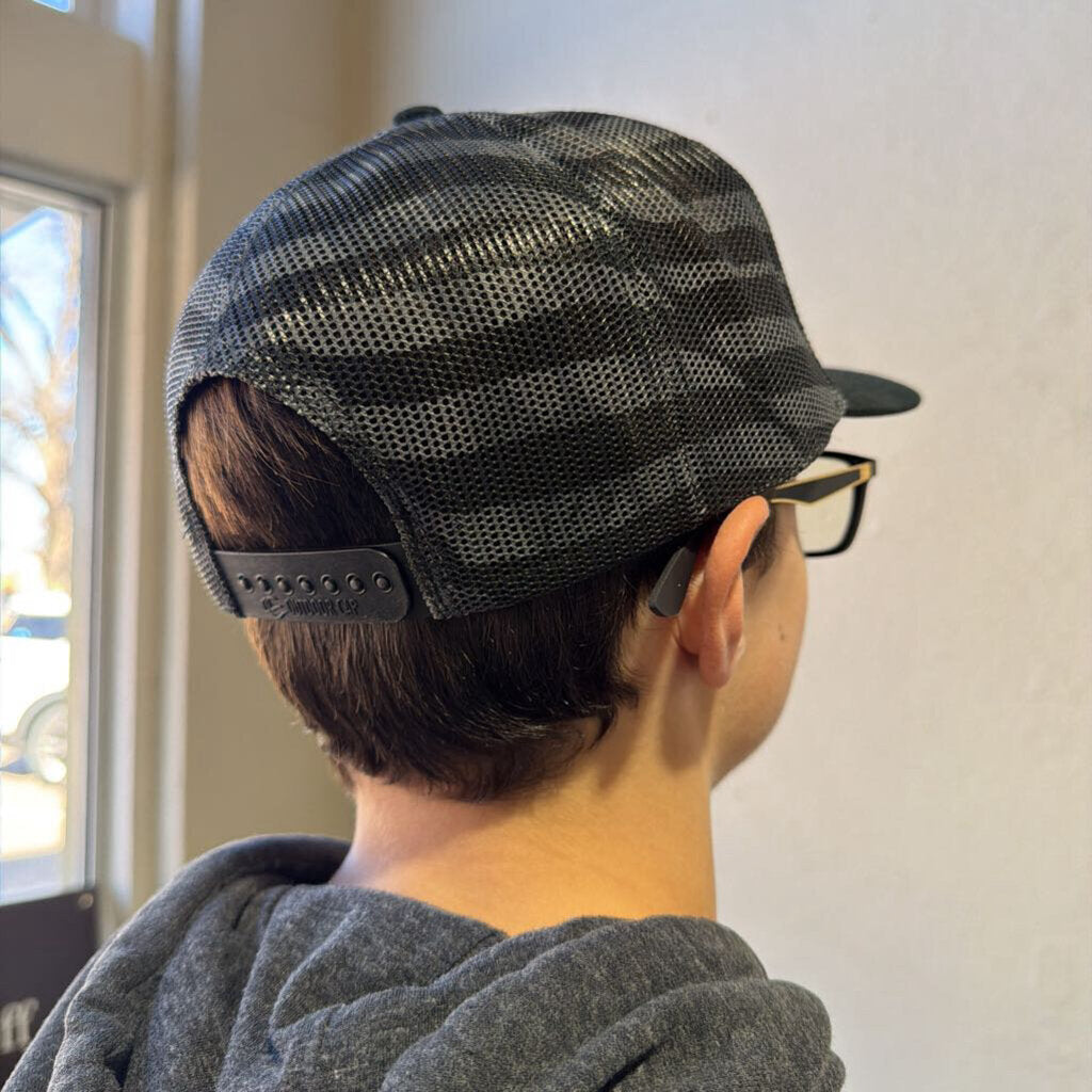 Bluestem Hunting Lodge Cap - Black "B" Vented