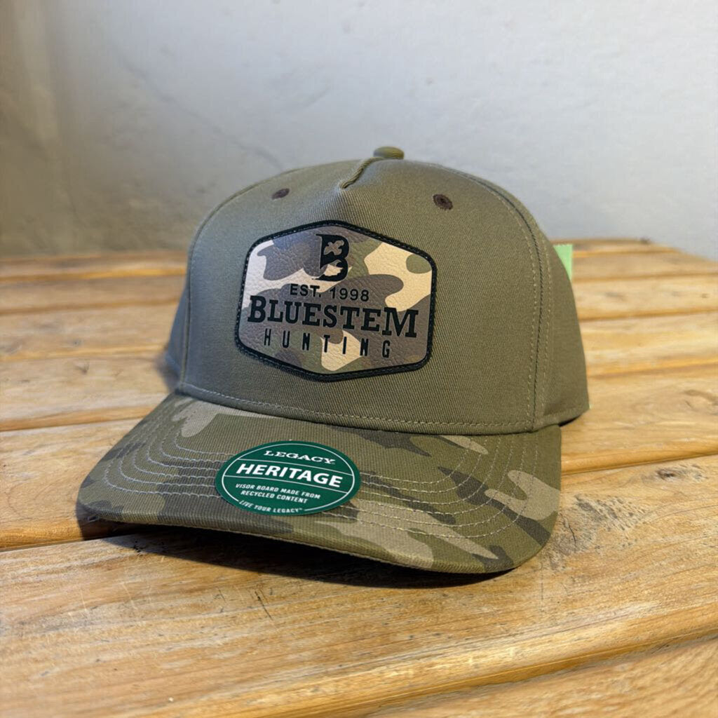 Bluestem Hunting Lodge Cap - Olive/Camo